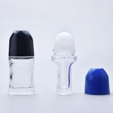 Las botellas de cristal de la bola de rodillo del diámetro 35m m modificaron el color para requisitos particulares rollo de 2 onzas en las botellas
